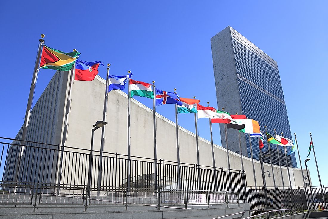 The headquarters of the United Nations in New York. Editorial credit: Osugi / Shutterstock.com. 