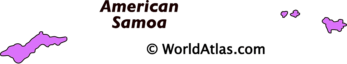 Outline Map of American Samoa