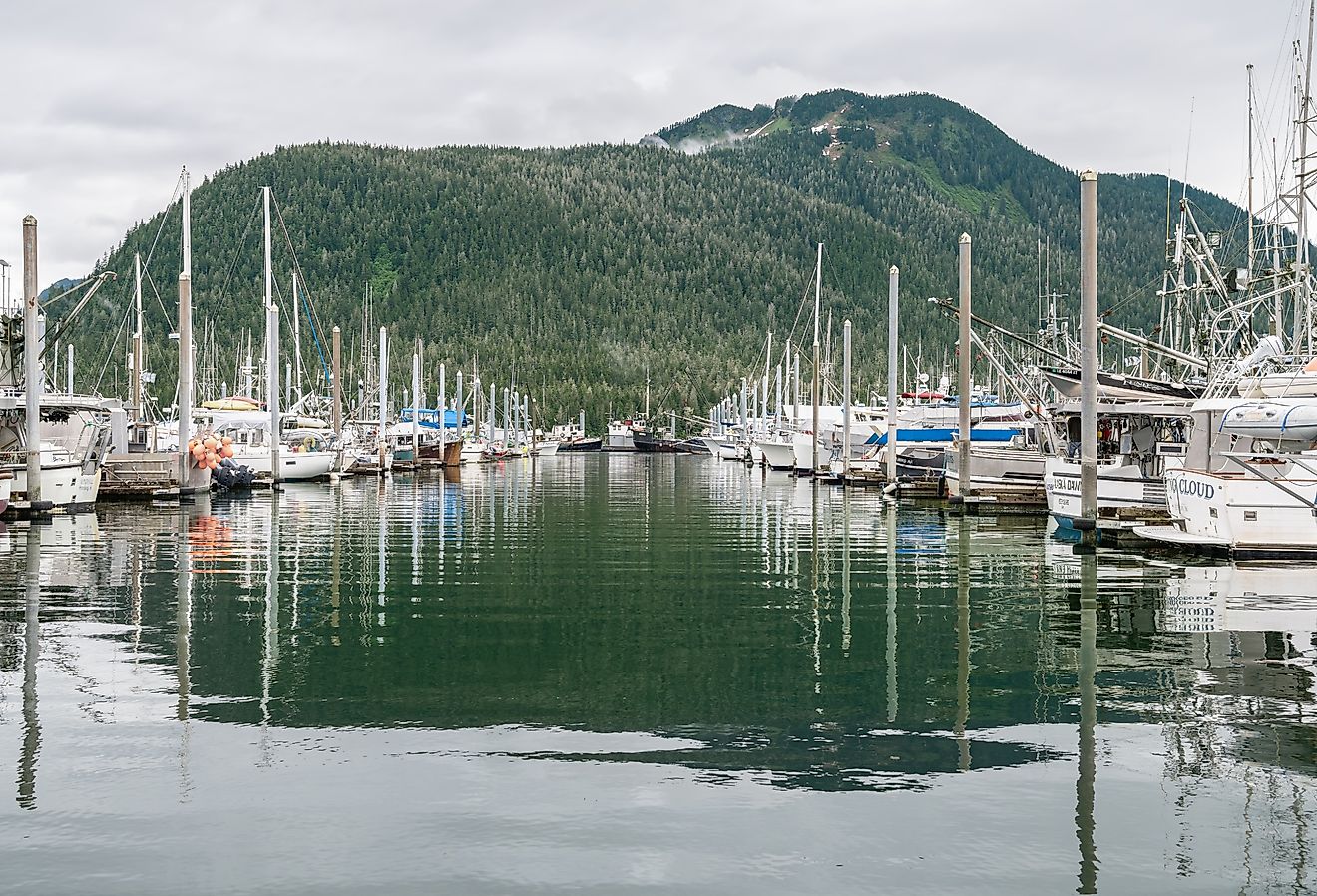 Marina in Petersburg, Alaska. Image credit dvlcom - www.dvlcom.co.uk via Shutterstock