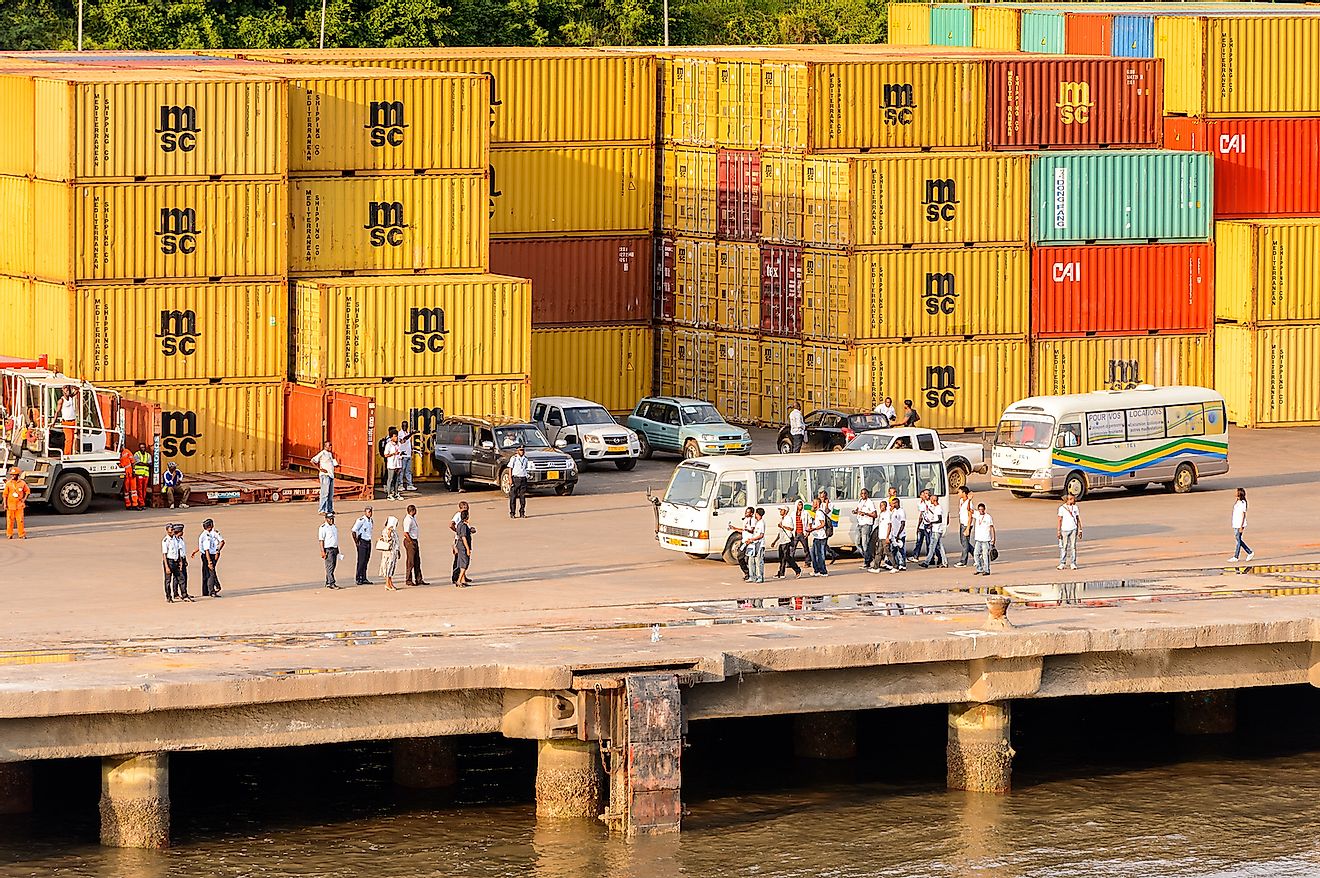 Port of Libreville, Gabon. Port of Libreville is a trade center for a timber region. Image credit: Anton_Ivanov