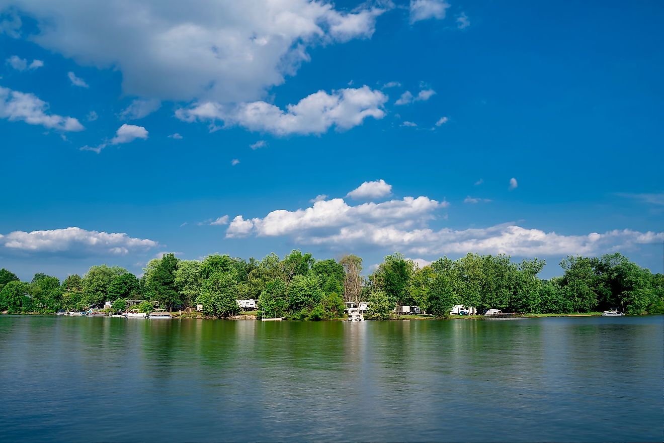 Camping grounds at Atwood Lake, Ohio