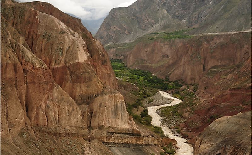 Cotahuasi canyon. The wolds deepest canyon.