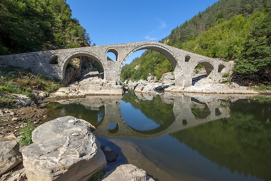 Devil's Bridge in Bulgaria's Kardzhali Region. 