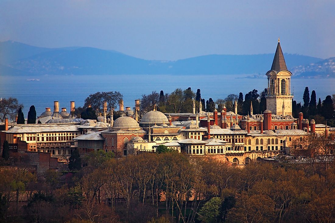 ISTANBUL, TURKEY. The Topkapi palace, the center and the "heart" of the Ottoman empire for almost 400 years.