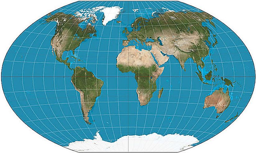 What is the main difference between different types of map projections?