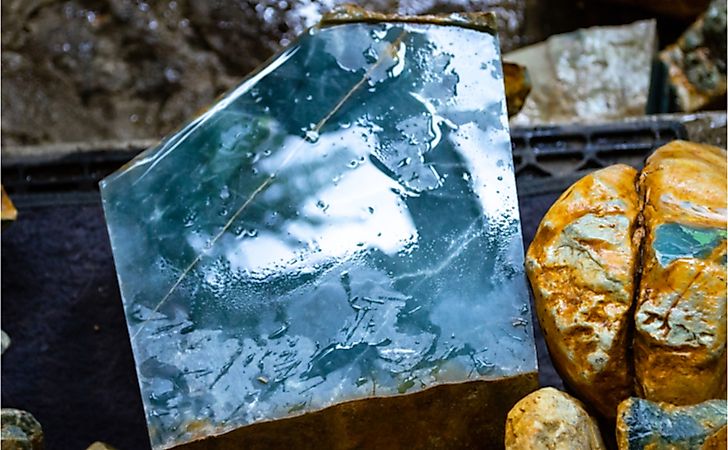 Jade stone production in Guatemala