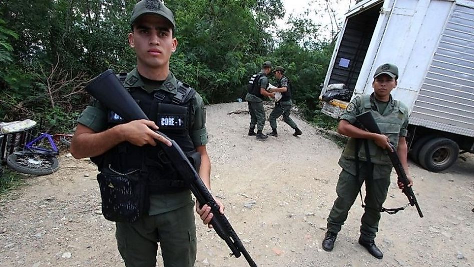 Venezuela's customs and border patrol policies are extremely stringent due to drug, arms, and human smuggling concerns.