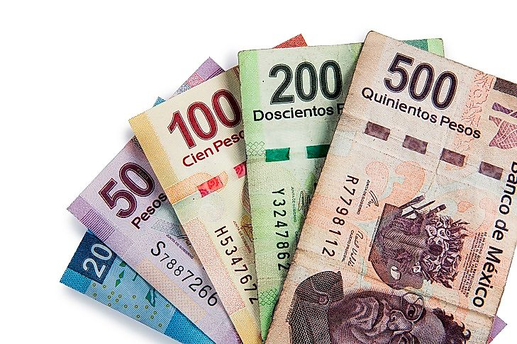 The value of the Mexican peso has been erratic at times in recent years due to changes in the country's debt status.