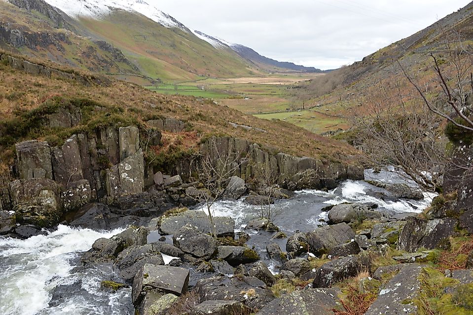 Nant Ffrancon Valley in Wales.