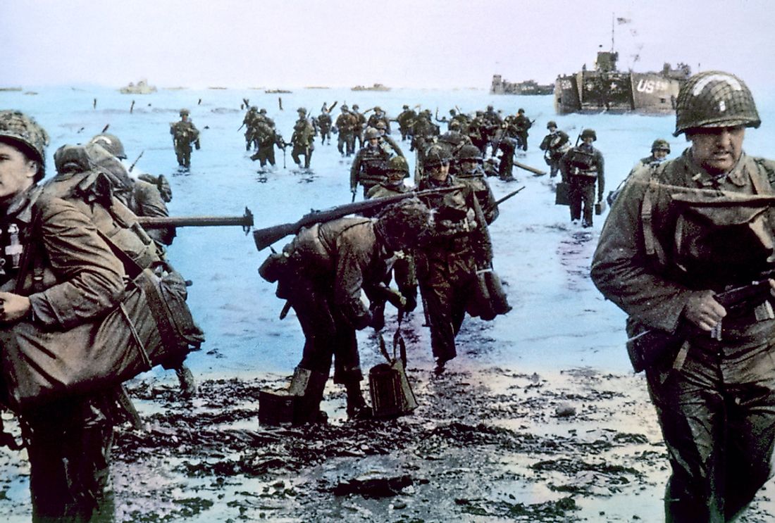 The Battle of Normandy, World War II. World War II is considered to be the deadliest war of all time. 