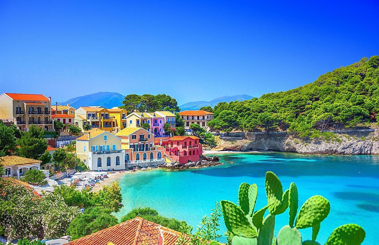 Assos village, Kefalonia, Greece. 