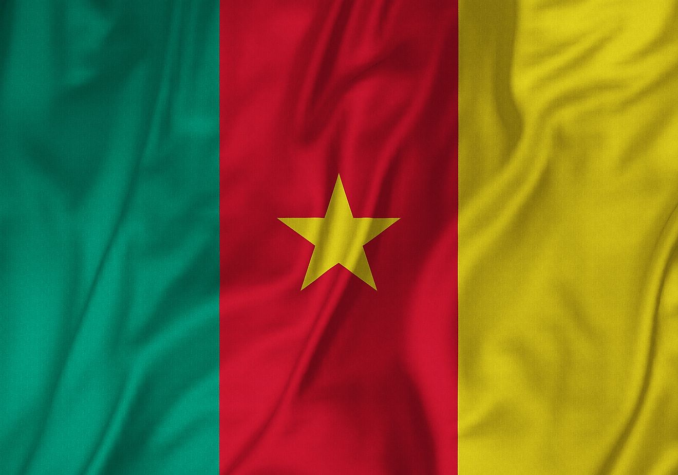 The official flag of Cameroon. 