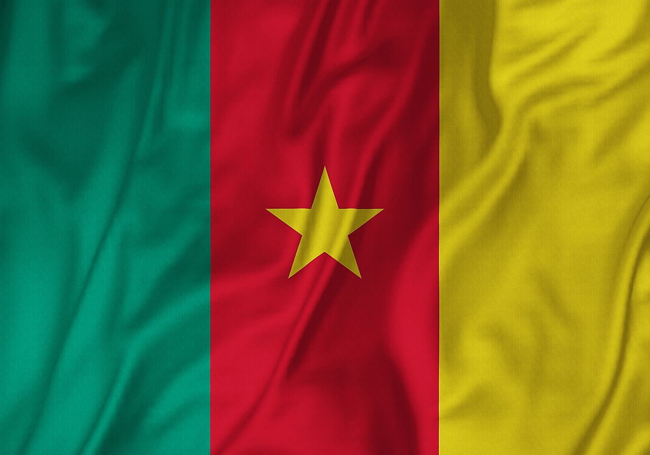 The official flag of Cameroon. 