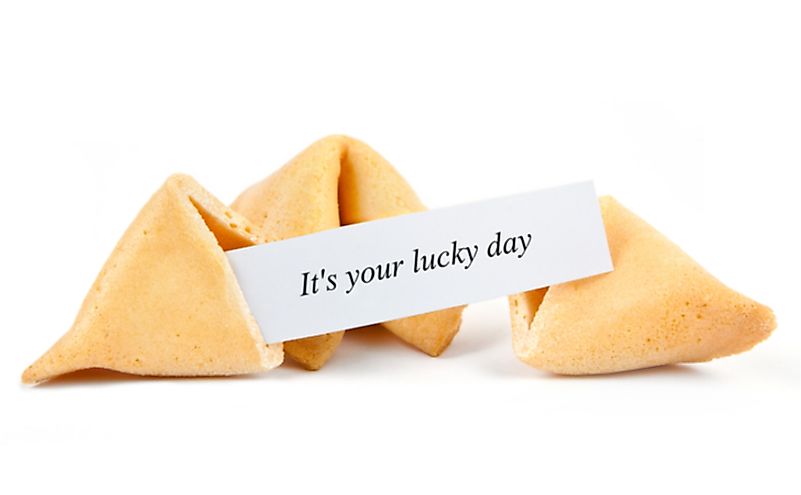Chinese fortune cookies.