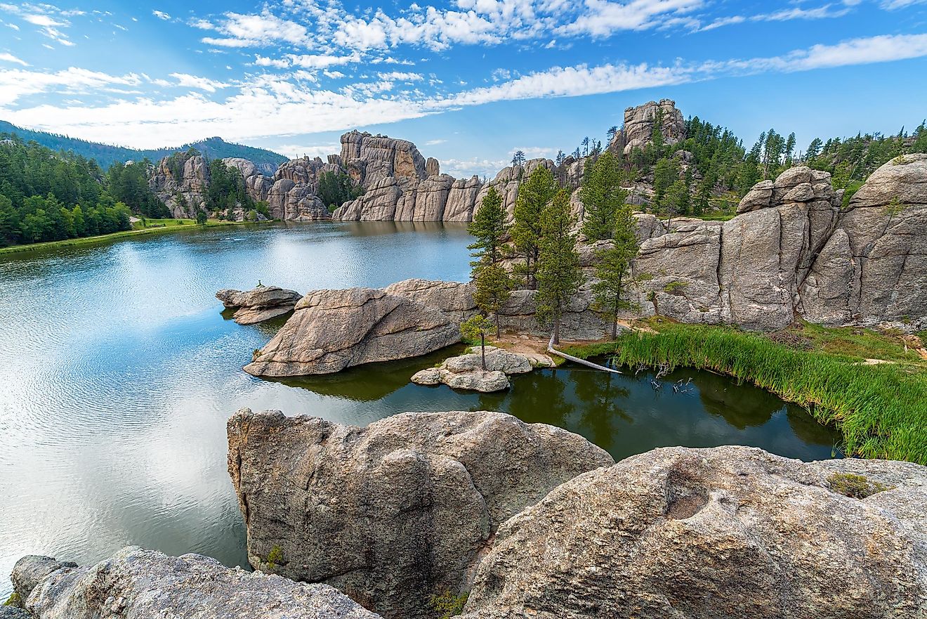 Beautiful Sylvan Lake in Custer State Park