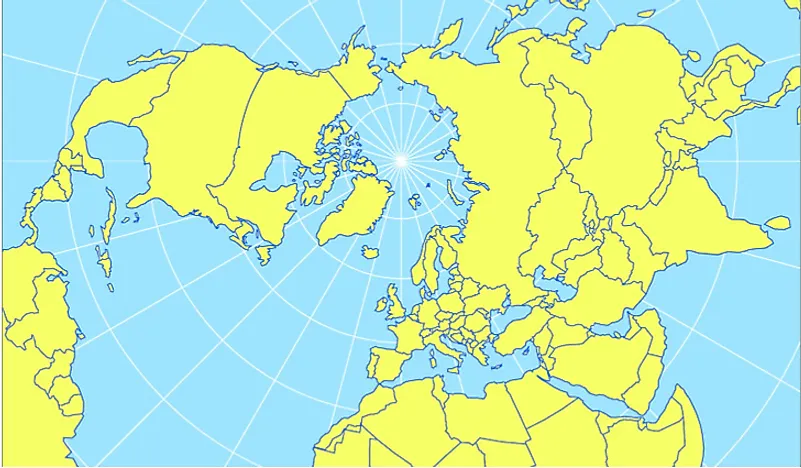 An overview of the northern hemisphere. 