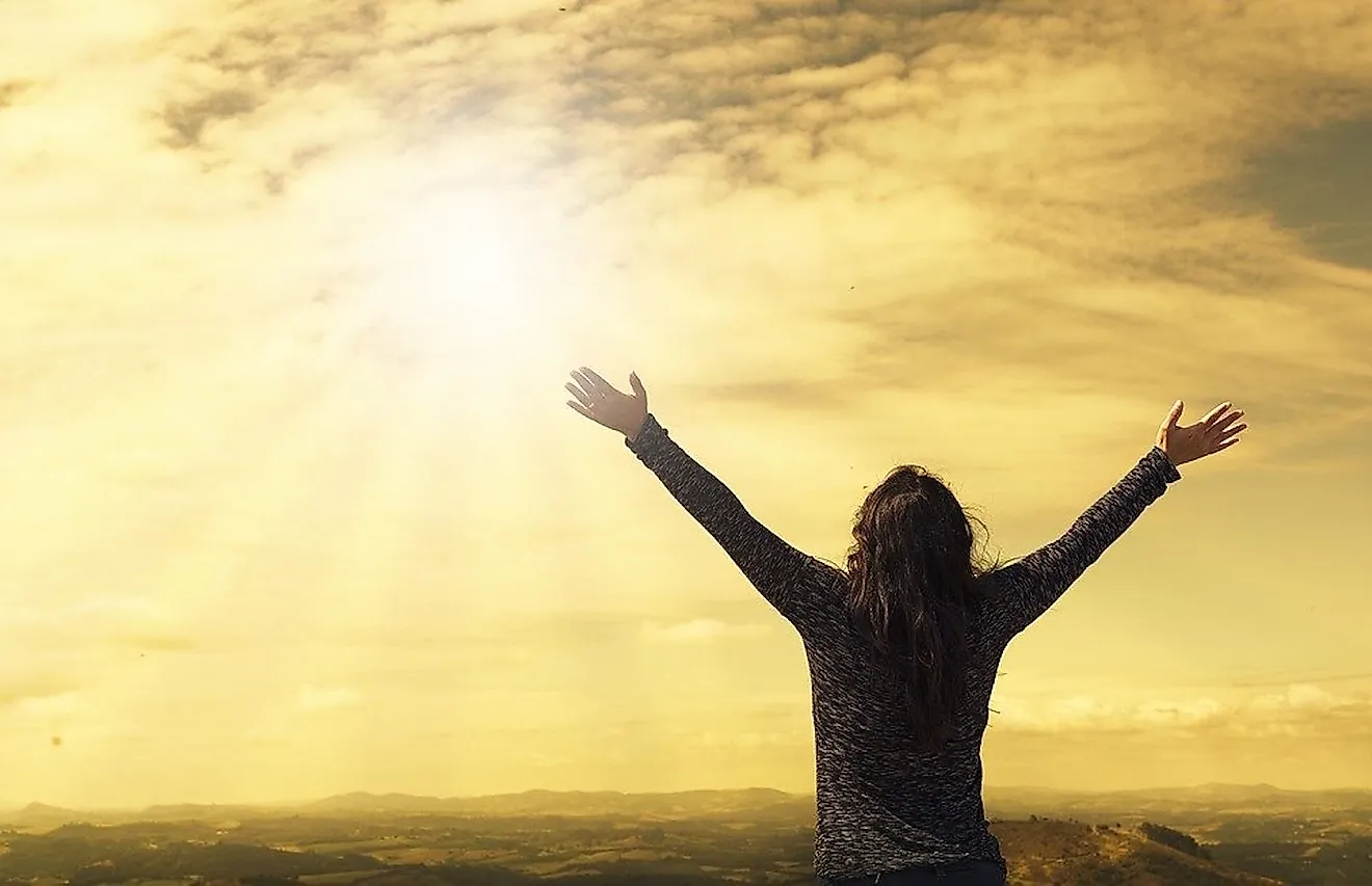 Eudaimonia often translates to finding divine happiness.