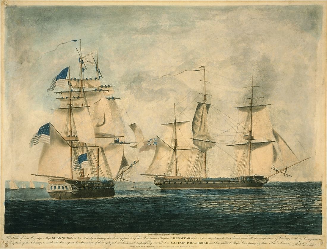 The Chesapeake-Leopard affair sparked the War of 1812.