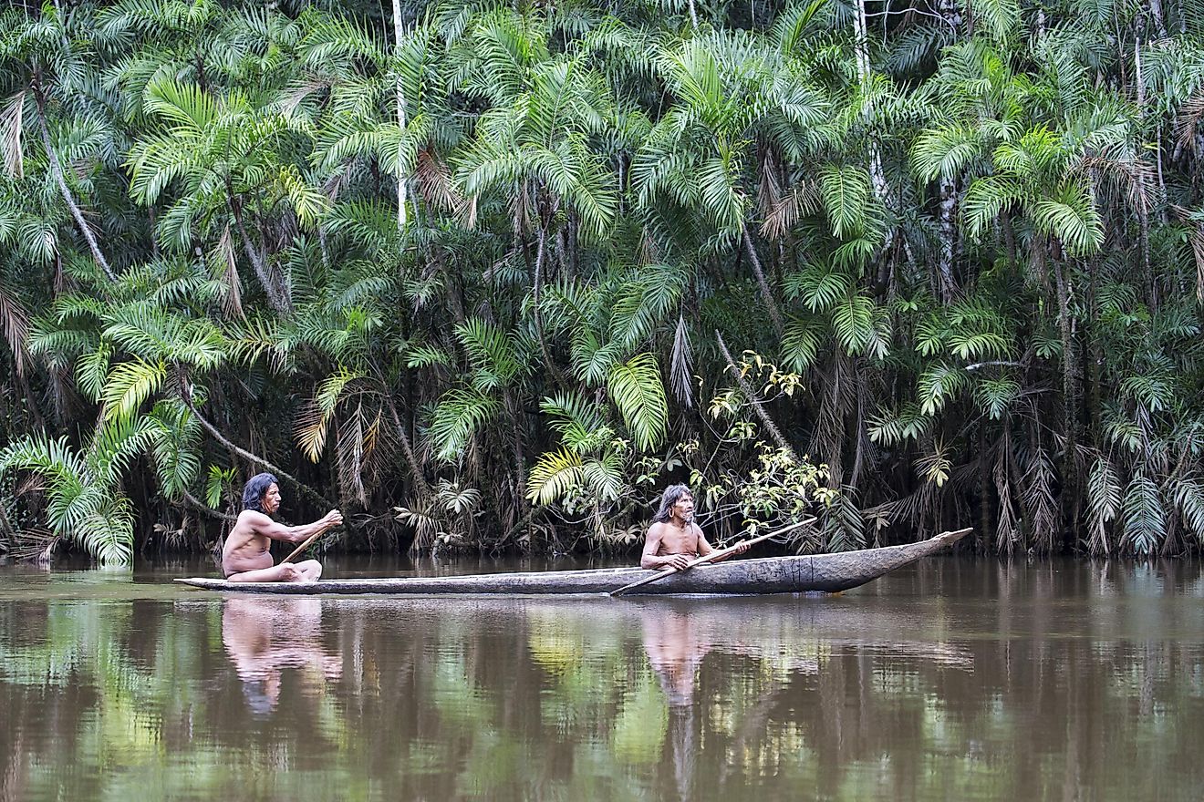 Native people in the Amazon rainforest. Editorial credit: Zaruba Ondrej / Shutterstock.com