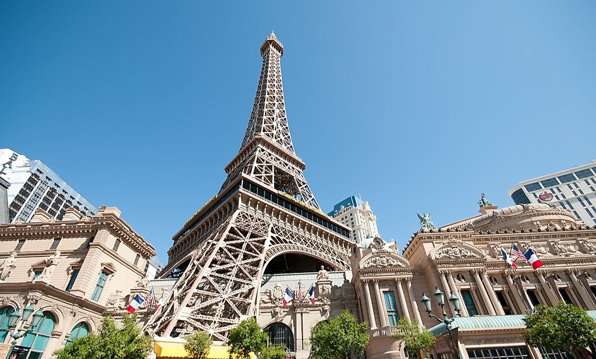 Las Vegas's interpretation of the Eiffel Tower. 
