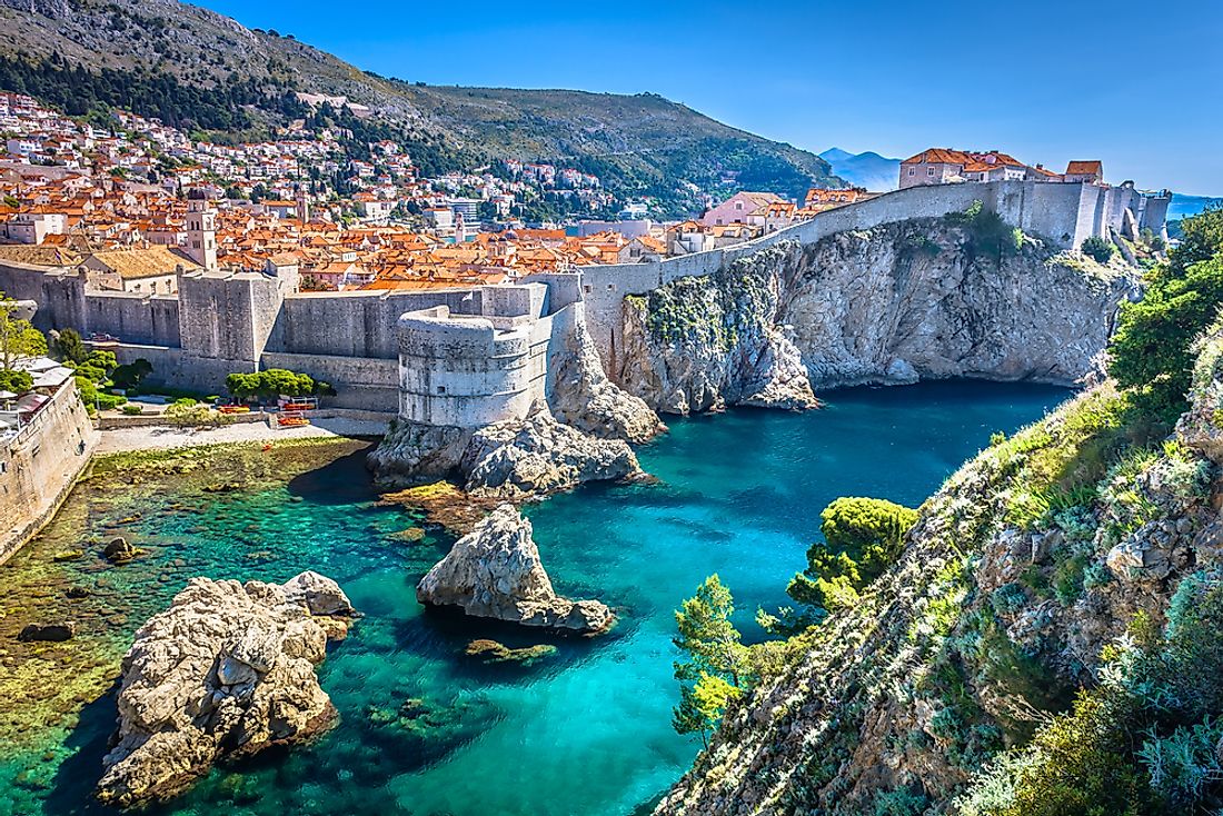 The old town of Dubrovnik, Croatia. 