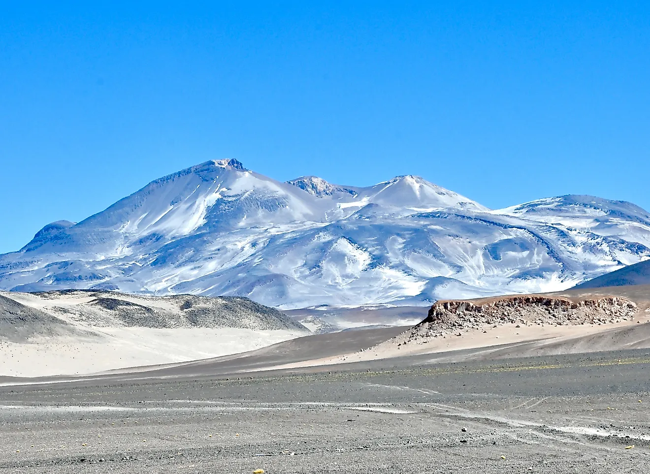 Panoramic view of Ojos del Salado Chile