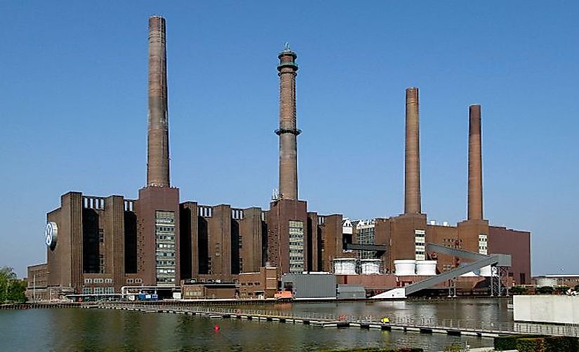  Volkswagen AG headquarters in Wolfsburg, Germany.