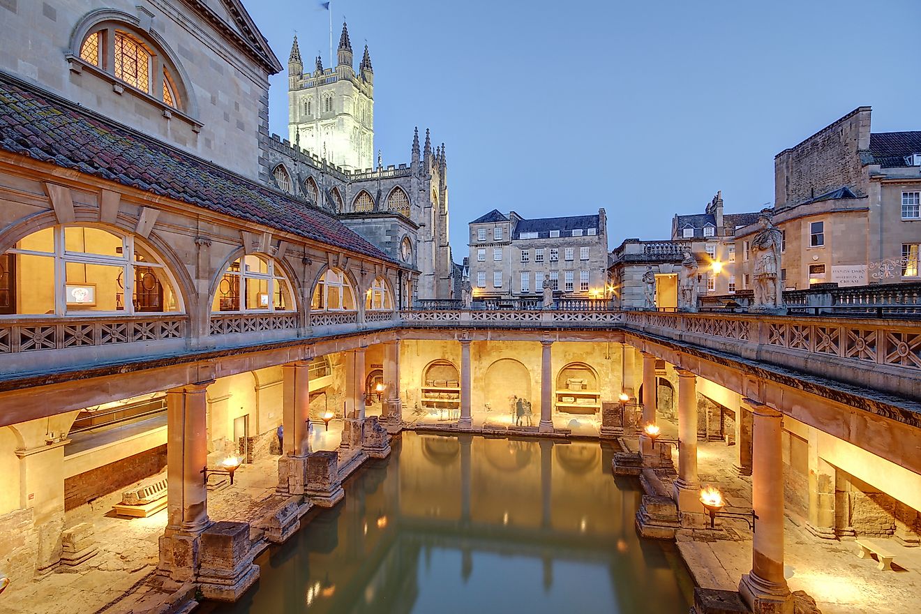 Roman baths at Avon England. Image credit: Ollie Taylor/Shutterstock.com