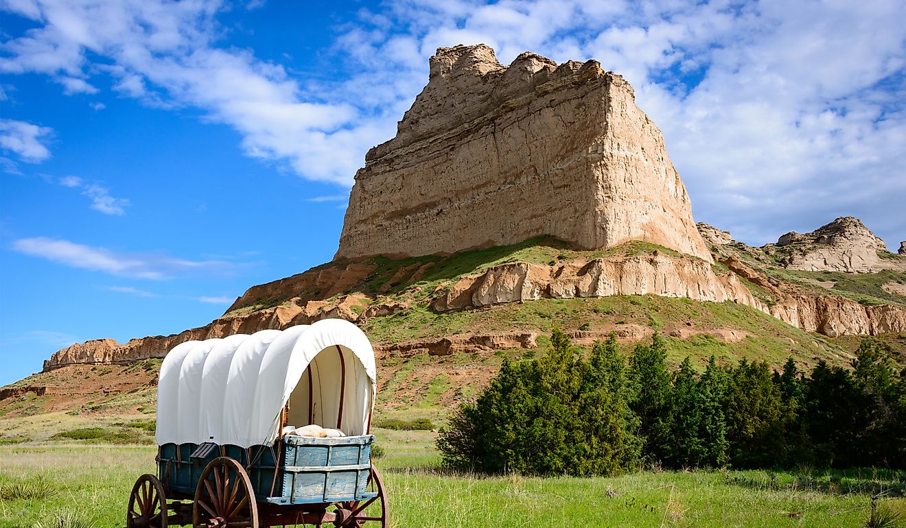 Scotts Bluff National Monument in Nebraska.