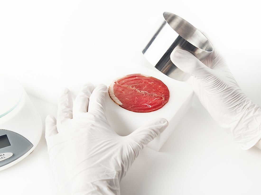 Cultured meat is produced through tissue engineering and cellular agriculture.