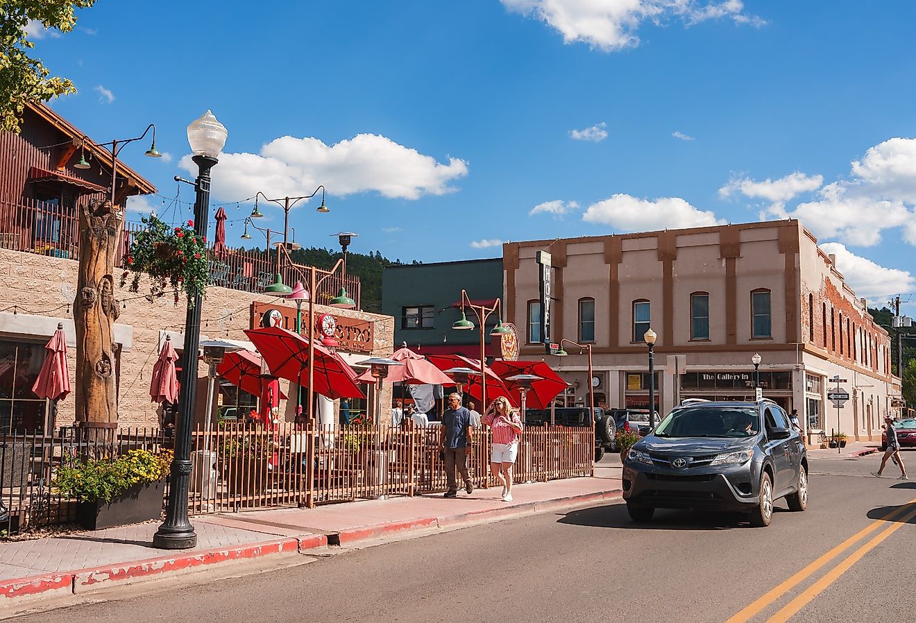 Historic Route 66 in Williams, Arizona. Image credit Aerial Film Studio via Shutterstock