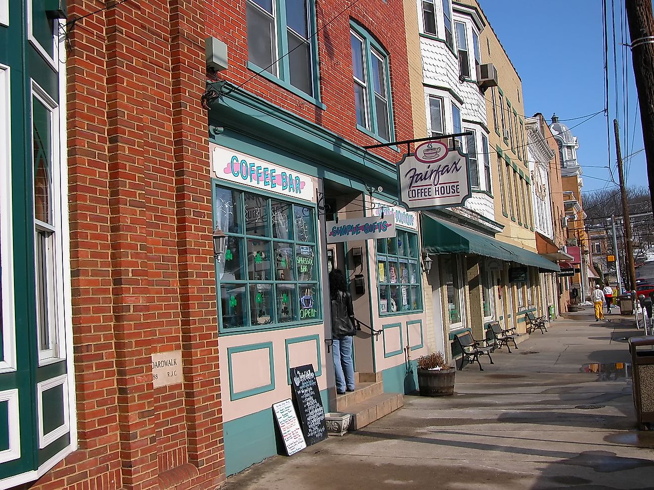Washington Street in Berkeley Springs, West Virginia