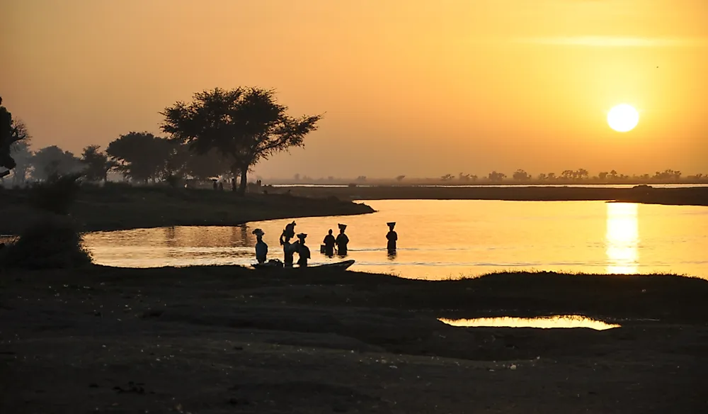 Niger is named for the Niger River. 