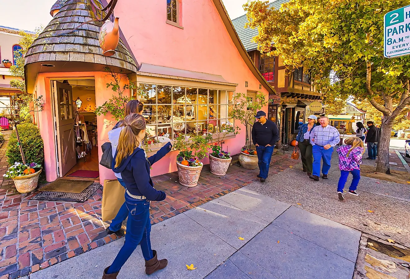 Downtown streets in Carmel-by-the-Sea, California. Image credit Oliver Delahaye via Shutterstock