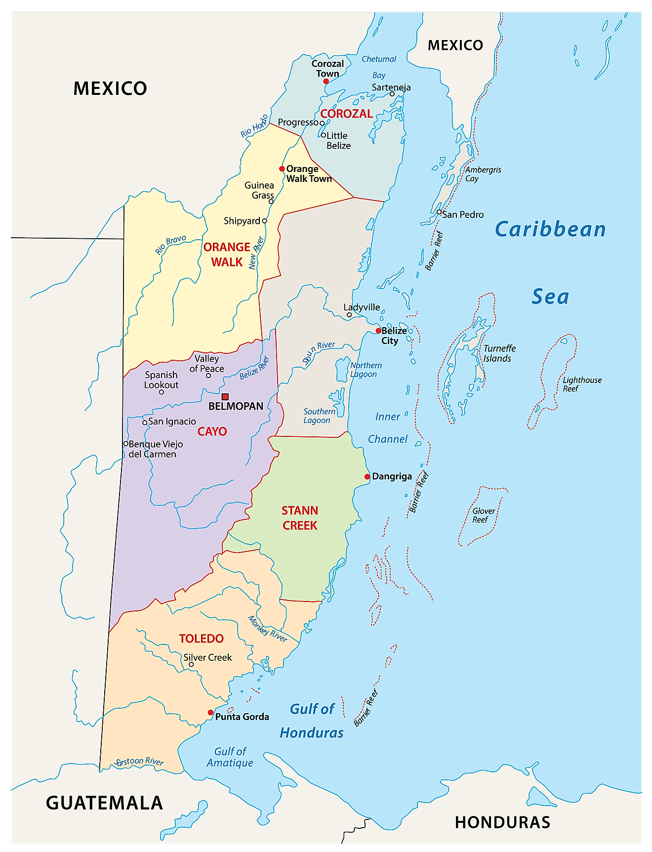 Belize Maps Facts World Atlas Belize Maps Facts World Atlas