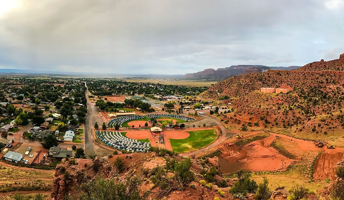Sunrise in Kanab, Utah. 