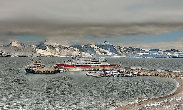 The Svalbard Islands are remote islands in the Arctic Ocean and are part of the overseas territory of Norway.