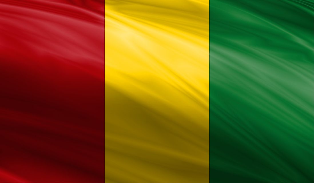 The official flag of Guinea. 