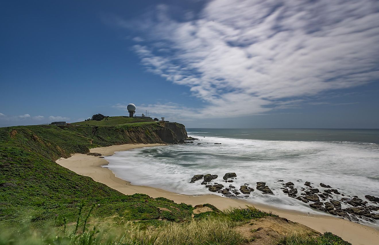 Half Moon Bay in California