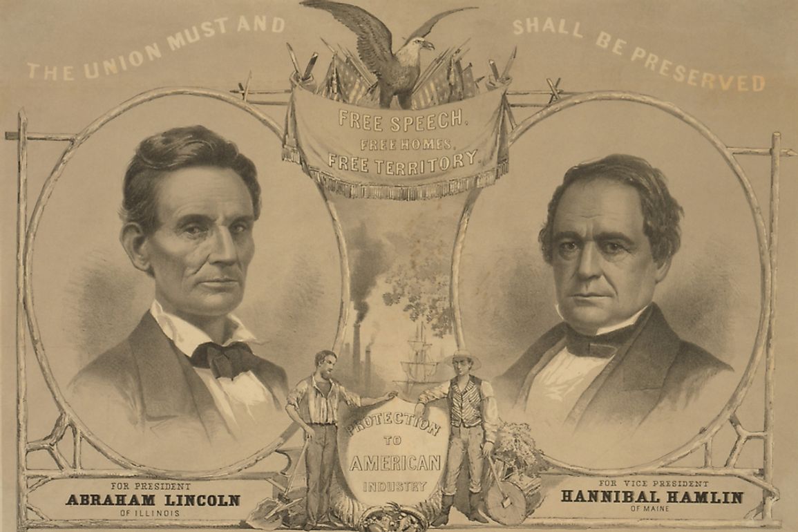 Hannibal Hamelin served as vice president under Abraham Lincoln. Editorial credit: Everett Historical / Shutterstock.com