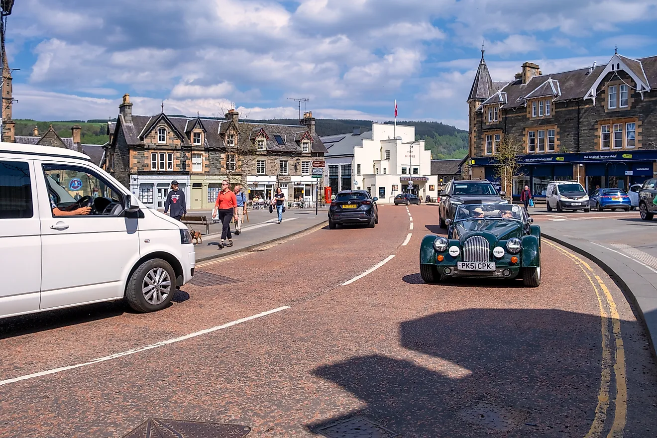 Aberfeldy, Perthshire Scotland. Editorial credit: Elizabeth O'Sullivan / Shutterstock.com