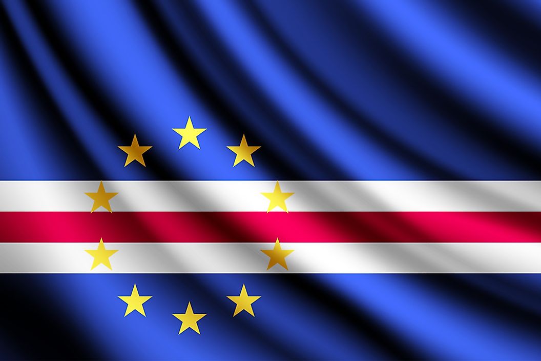 The flag of Cabo Verde.