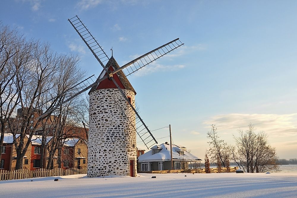 Buildings dating back to the time of Nouvelle France, where the Filles du Roi were brought. 