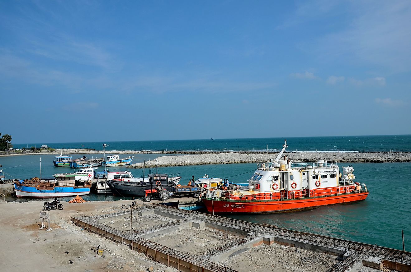 Harbor in the Jaffna Peninsula. Editorial credit: imranahmedsg / Shutterstock.com