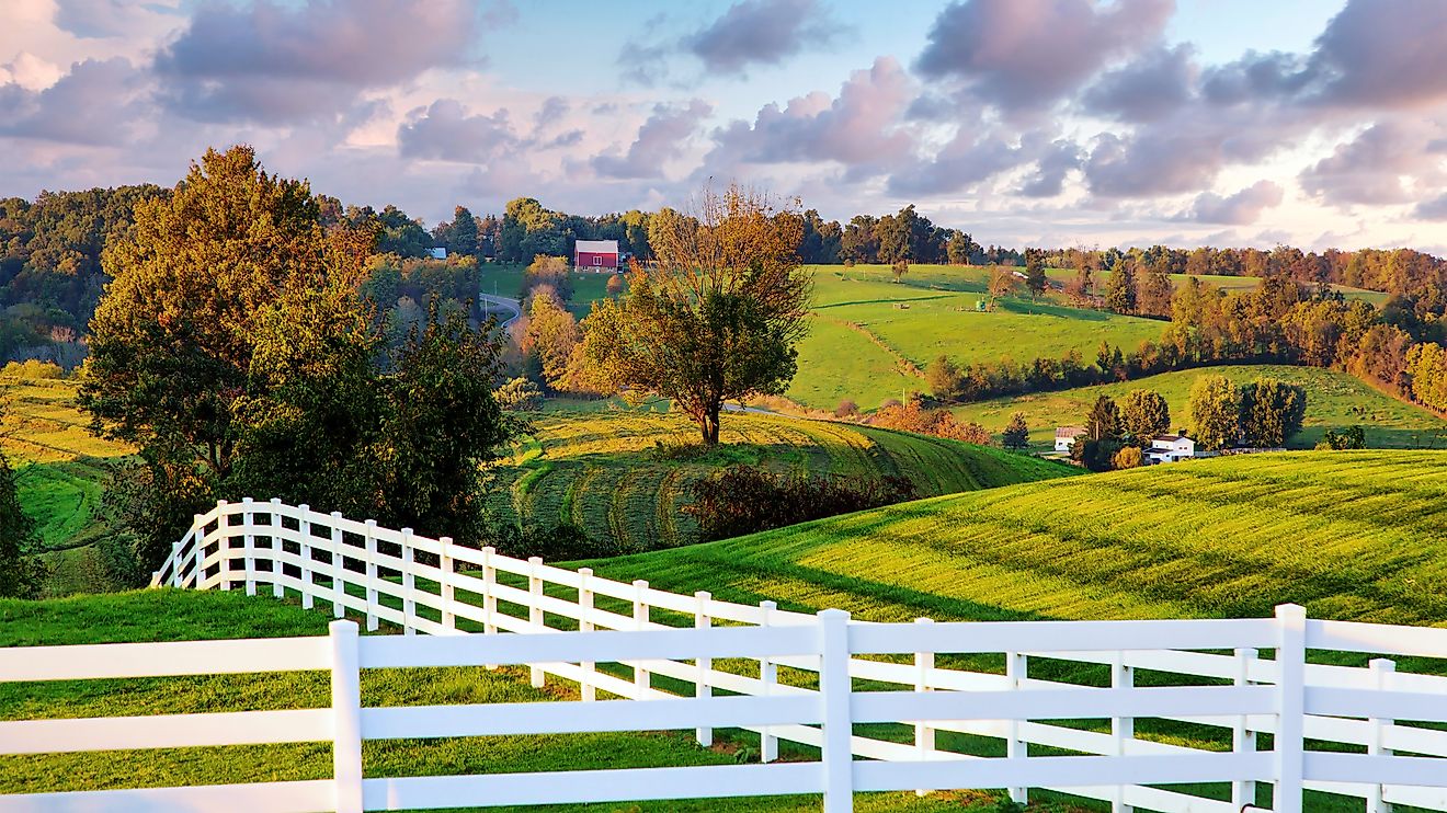 Editorial Photo Credit: EZ Miles via Shutterstock. Walnut Creek Landscape in Holmes County Ohio
