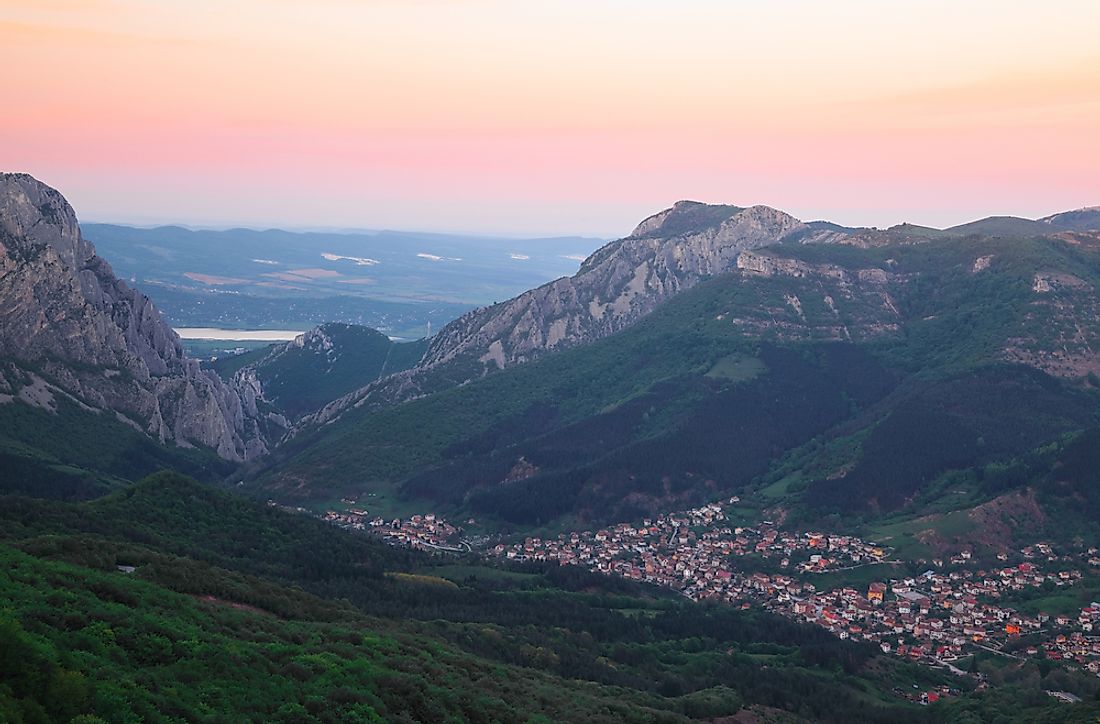 The Balkan Mountains are some of the youngest fold mountains on earth. 