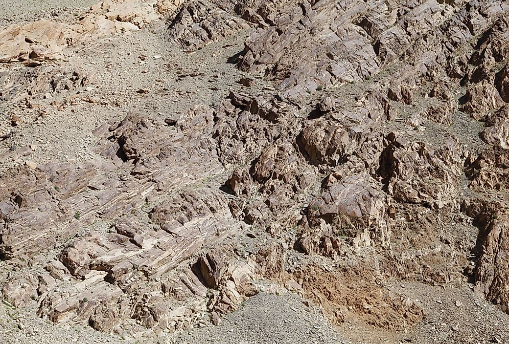 Ophiolites in Ladakh, India.