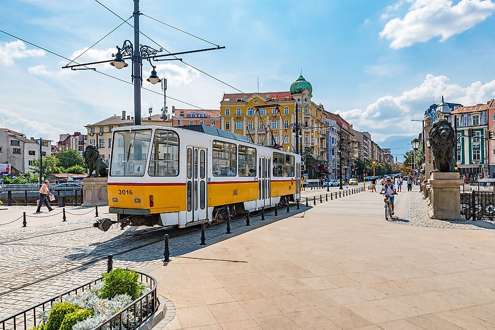 The capital of Bulgaria, Sofia. Editorial credit: Takashi Images / Shutterstock.com.