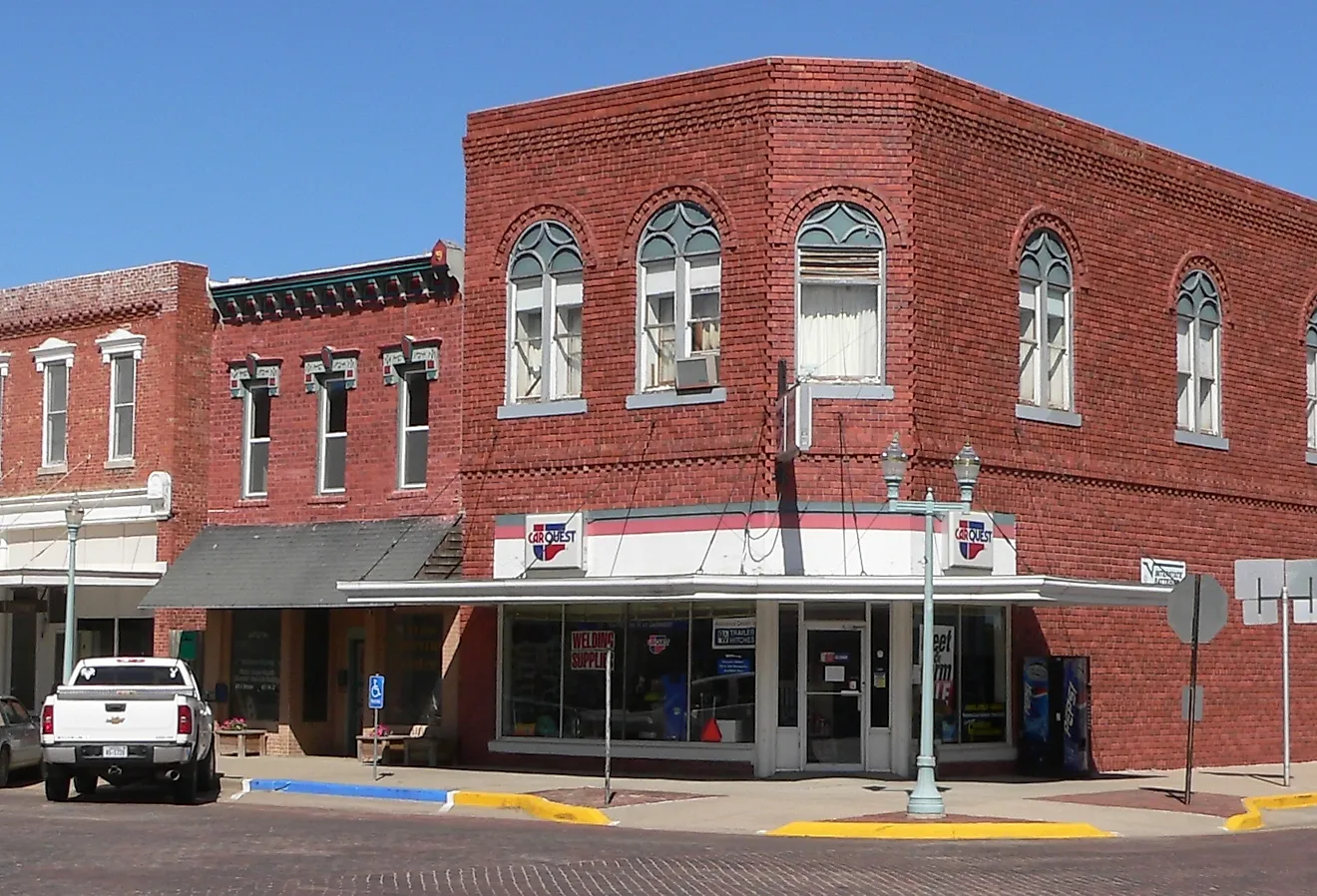 Downtown Red Cloud, Nebraska.