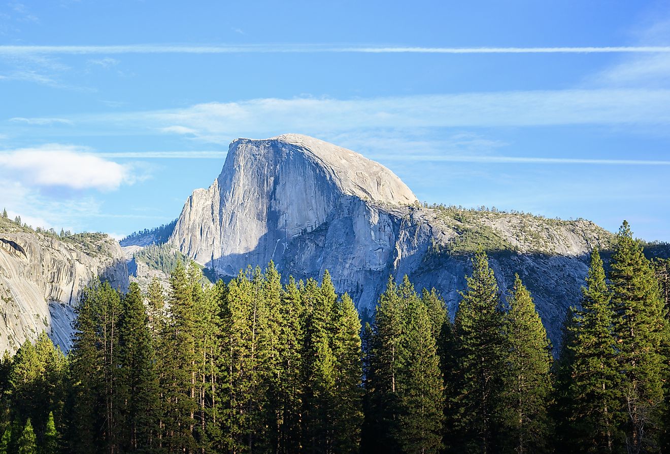 Half Dome viewed from Cook’s Meadow, Yosemite National Park, California.